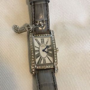 Juicy Mother of Pearl Rhinestone Bezel Watch